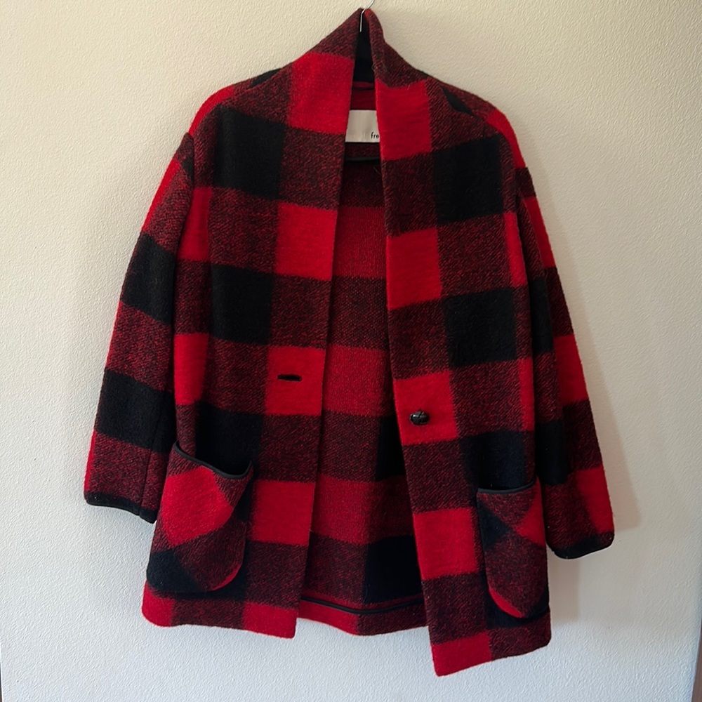 Wilfred Free buffalo check jacket